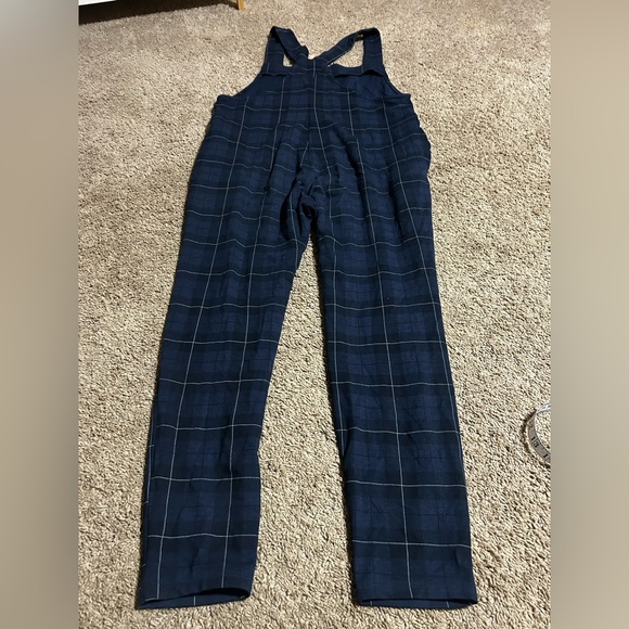 Smash + Tess Navy Checkered Romperall size medium - Picture 5 of 7